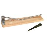 King Kooker Oyster Opener on Wooden Base and Oyster Knife