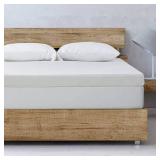 Best Price Mattress 4 Inch Memory Foam Topper, Mattress Pad With Cover. King - Retail $150