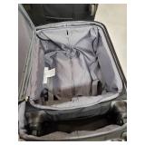 Amazon Basics 3 Piece Softside Carry-On Spinner Luggage Suitcase Set - Black