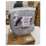 Boppy Cuddle Pillow, Gray Basket Weave, Pregnancy Body Pillow with Removable Cover