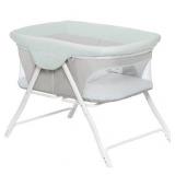 Dream On Me Traveler Portable Bassinet in Starlight Blue