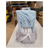 Dream On Me Traveler Portable Bassinet in Starlight Blue