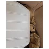 Mayfair Round White Molded Wood Toilet Seat