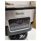 Sboly Drip Coffee Maker, Programmable Coffee Maker with Thermal Carafe, 8 Cup Coffee Pot with Timer and Strength Control