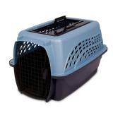 Petmate 2 Door Top Load Pet Kennel, Blue, 24"L