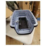 Petmate 2 Door Top Load Pet Kennel, Blue, 24"L