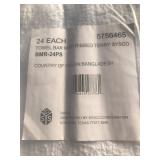 Two dozen bar style terry cloth towels many uses