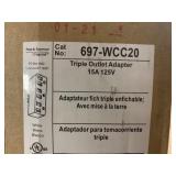 5 New Triple Outlet Adaptors