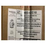 9 Legrand Adapter Lamp-holder w/ 2 Outlets