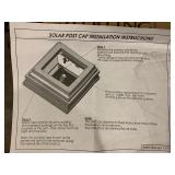 Lot of One New 5” Neptune Light Up Solar Post Cap