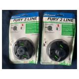 2 New Shakespeare Fury 2 Line Universal Trimmer Head