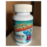 10 bottles kids chewable vitamins best use date 12/2022