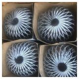 Set up 4 new gutter downspout filters