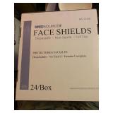 2 Boxes of MedSource Disposable Face Shields 48 Total