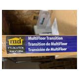 Lot of 4 Metal Decor Oak Multifloor Transition