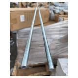 Two sticks of 12 foot all thread 5/16