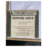 Uniformed Scrapbooks of America KeepSafe Album 12x12 Post Bound Album Uniform Cover