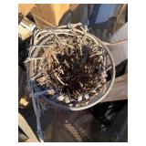 Ornate Tall Wooden and Iron Decorative Piece