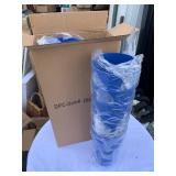 24 New Blue Heavy Duty Plastic Drinking Cups