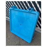 1 Blue Furniture Styled Dolly w/ All Swivel Casters