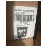 Case  of Java city coffee 72 individual packets of 3.5 ounce coffee this is 15 pounds of coffee as pictured