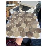 38 Sheets of Sandhills Hexagon Tile Backsplash. Covers .94 sq ft per piece
