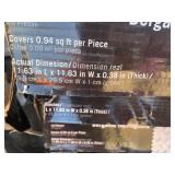 20 Sheets of Bergamo Herringbone Tile Backsplash. Covers .94 sq ft per piece.