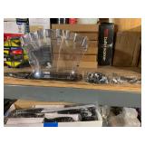 New Home Hero Professional Knife Set w/ Clear Acrylic Stand and Accessories