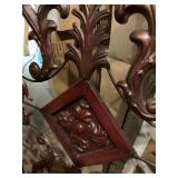 24”x40” Metal Burgundy Hue Wall Decore Piece