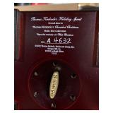 New In Box Famous Thomas Kinkade’s Holiday Spirit Collectable Music Box