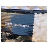 38 Sheets of Sandhills Hexagon Tile Backsplash. Covers .94 sq ft per piece