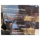 20 Sheets of Bergamo Herringbone Tile Backsplash. Covers .94 sq ft per piece.