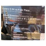 20 Sheets of Bergamo Herringbone Tile Backsplash. Covers .94 sq ft per piece.