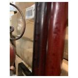 24”x40” Metal Burgundy Hue Wall Decore Piece