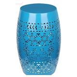 VIPUSH OUTDOOR/ LIVING ROOM SIDE TABLE 12" - DARK BLUE