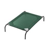 The Original Coolaroo Elevated Pet Dog Bed for Indoors & Outdoors, Medium, Brunswick Green