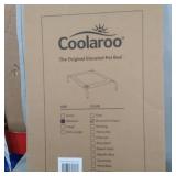 The Original Coolaroo Elevated Pet Dog Bed for Indoors & Outdoors, Medium, Brunswick Green