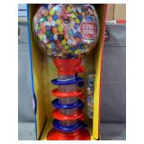 21" External Spiral Gumball Bank Item-9468 SLIGHT DAMAGE
