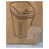 13 Gallon Stainless Steel Glide Touches Trash Can