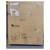 Furinno 12127EX/BK Simplistic End Table, Set of Two, Espresso/Black