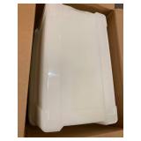IRIS USA TB-17 19 Quart Stack & Pull Box, Multi-Purpose Storage Bin, 6 Pack, Pearl