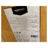 AmazonBasics Classic Solid Wood Saddle-Seat Kitchen Counter Stool with Foot Plat