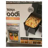 Ninja - Foodi® 6-in-1 8-qt. 2-Basket Air Fryer with DualZone Technology - Dark Grey