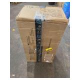 VERSABORA ARQUER ARC FLOOR LAMP WITH BLACK SHADE AND BLACK MARBLE BASE