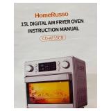 HOMERUSSO 15L DIGITAL AIR FRYER OVEN