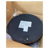 HomePop Large Tufted Round Storage Ottoman