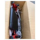 Medline Standard Steel Folding Rollator with 8" Wheels, With Locking Brakes, Supports up to 300 lbs., Red Frame