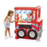 Little Tikes 2-in-1 Food Truck Play Kitchen with 20 Piece Accessory Play Set