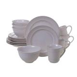 Certified International Orbit Solid Color - Cream 16-Pc. Dinnerware Set