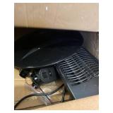 Electric Outdoor Heater- Patio Heater for Outdoor Use, 1500W Garage Heater w/3 Setting, Indoor Radiant Heater Tripod, Fast Heating 270 Sq.Ft, Infrared Heater w/Tip-Over & Overheating Protection, Black